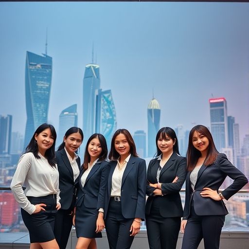 广州高端商务模特在活动现场