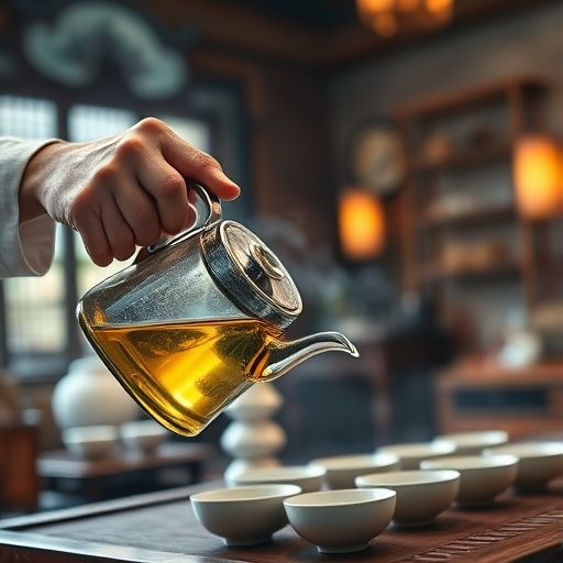 茶艺师冲泡茶叶
