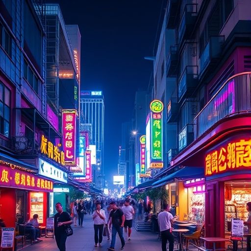 广州白云区夜景