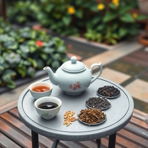 广州户外品茶场景