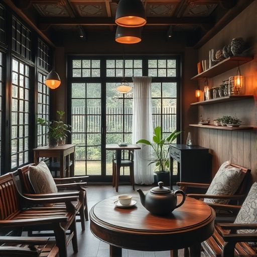 广州海珠喝茶工作室内部