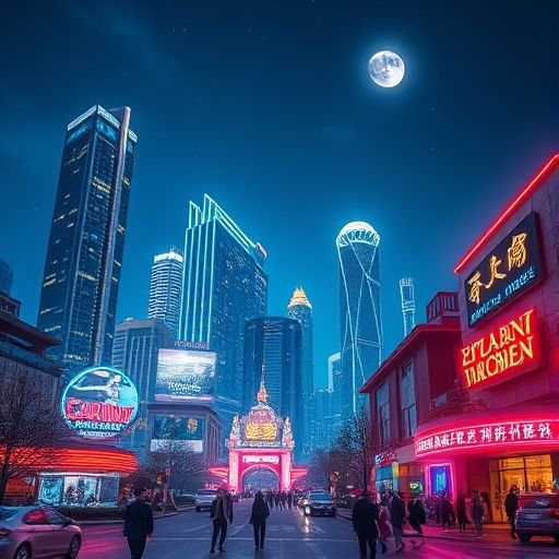 珠江新城夜景