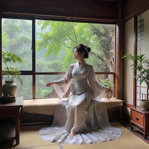 茶馆服务员热情接听电话