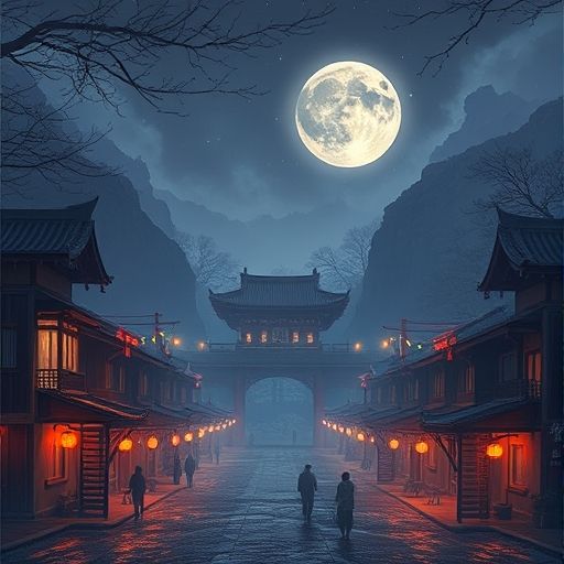 变换色彩的巨型轮盘