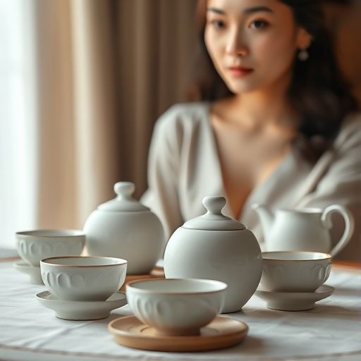 精致茶具摆设