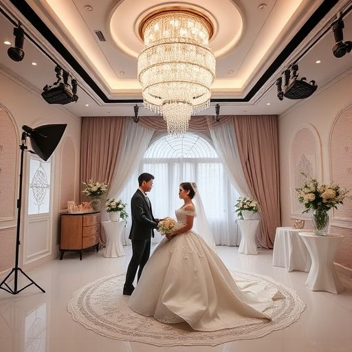 天籁婚纱摄影深圳店内部