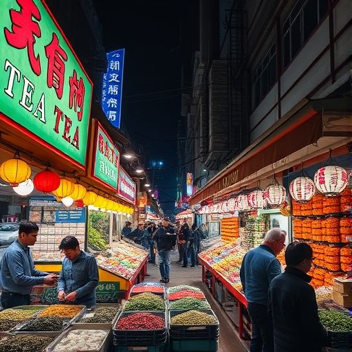 广州夜间茶市