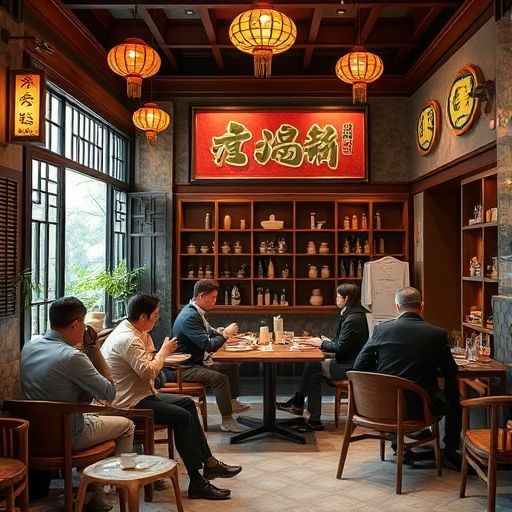 深圳福田茶肆内部