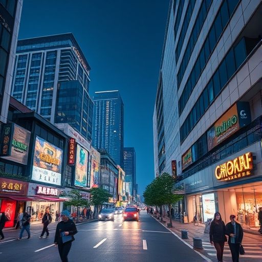 广州白云区夜景