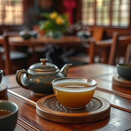 深圳龙华传统茶具与热茶