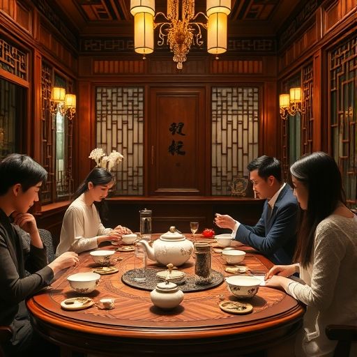 深圳光明喝茶模特商务茶室