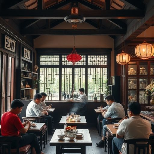 广州茶肆传统氛围