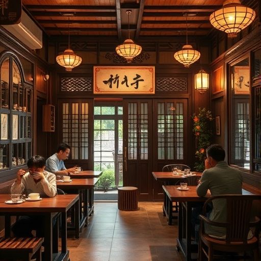 罗湖茶肆温馨场景