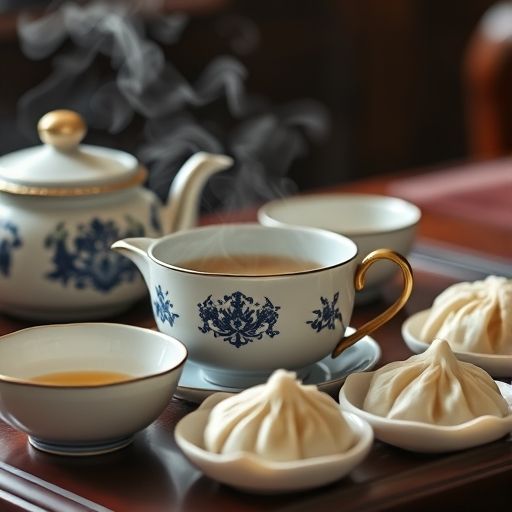 广州高端喝茶上课茶具与点心
