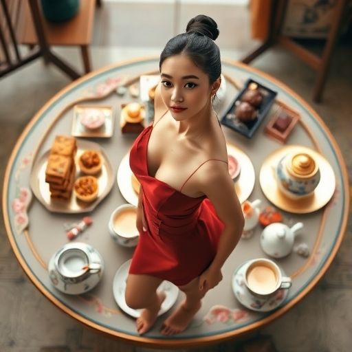 精致茶点与茶的搭配场景