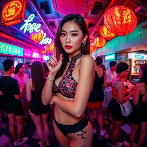广州新蒲交友夜场主题派对 夜生活氛围