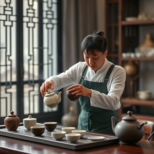 广州私人工作室茶艺师泡茶