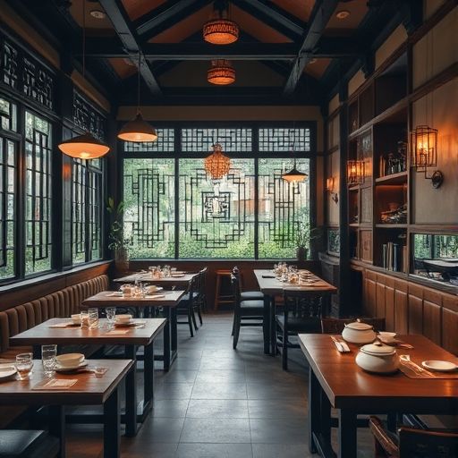 广州天河茶肆内部环境