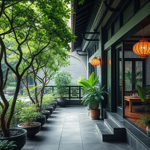 广州白云区茶肆风景
