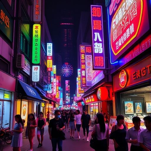 广州夜生活场景