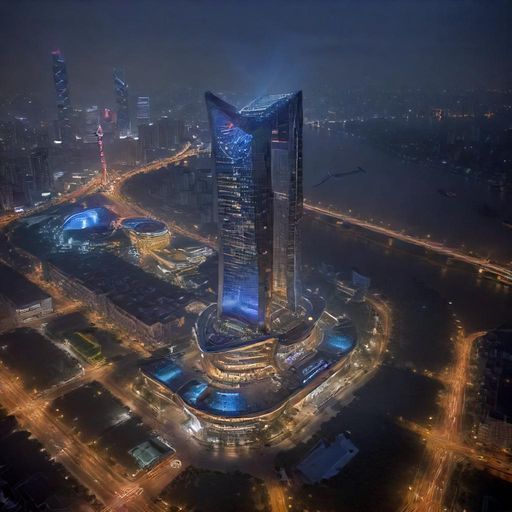 广佛QT场夜场灯光氛围