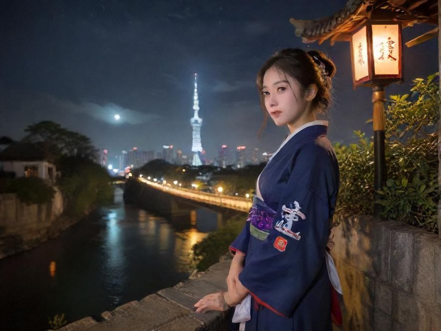 深圳夜景，高楼林立，霓虹闪烁，充满都市的神秘与活力。