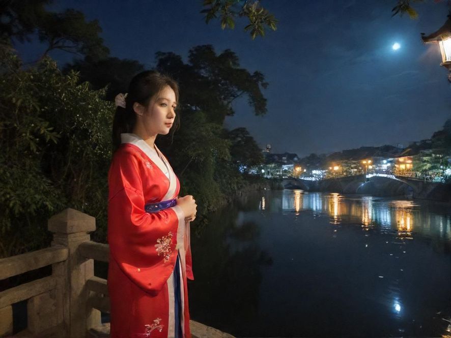 繁华都市夜景，霓虹灯闪烁，充满赛博朋克风格的娱乐街区