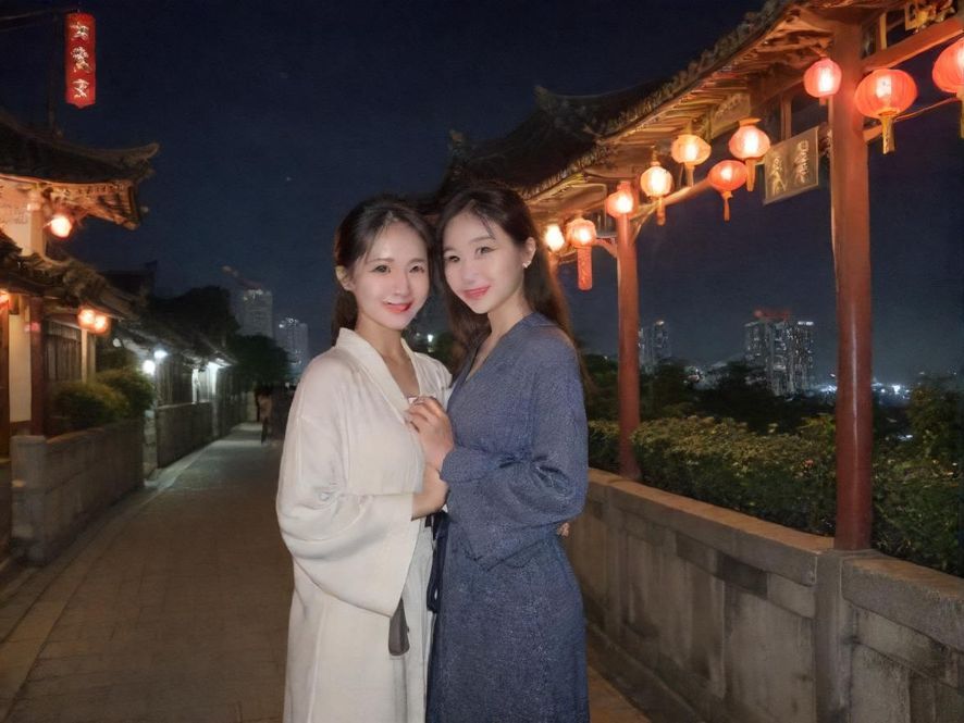 城市夜场会所俯瞰图