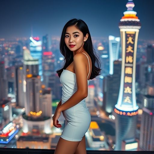 城市夜景下的繁华景象