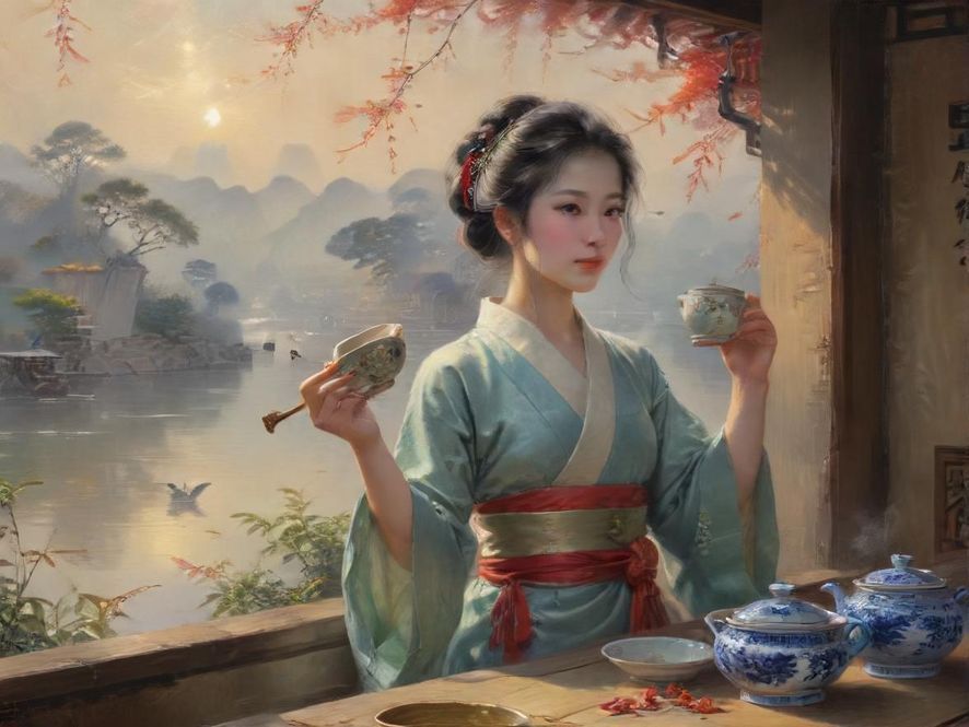 广州私密茶社复古风格包厢一览