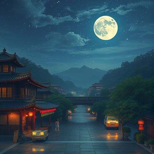 广州夜场会所夜景炫彩灯光氛围