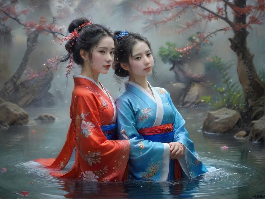 广州一家高端桑拿水疗中心的内部，细节精致，灯光柔和，营造出极致放松和舒适的氛围。