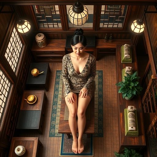 古色古香的广州茶艺会所