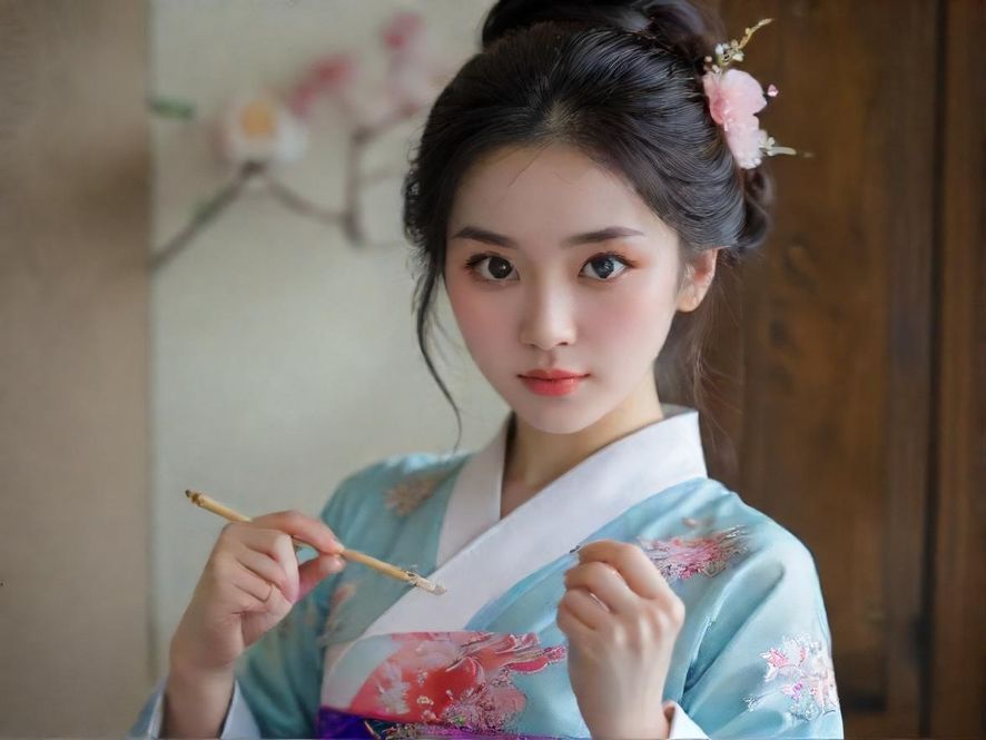 一位亚洲女性在私密桑拿房中享受宁静放松的时刻