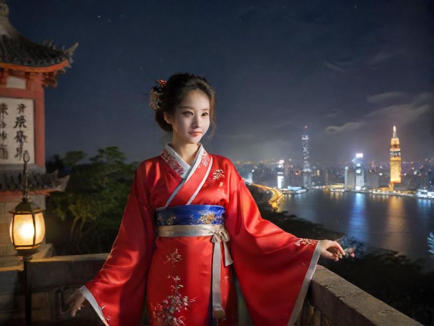 南通夜景下的温馨公寓