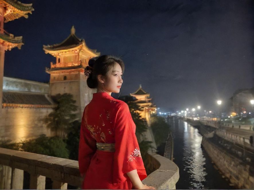 城市夜场会所夜景风光