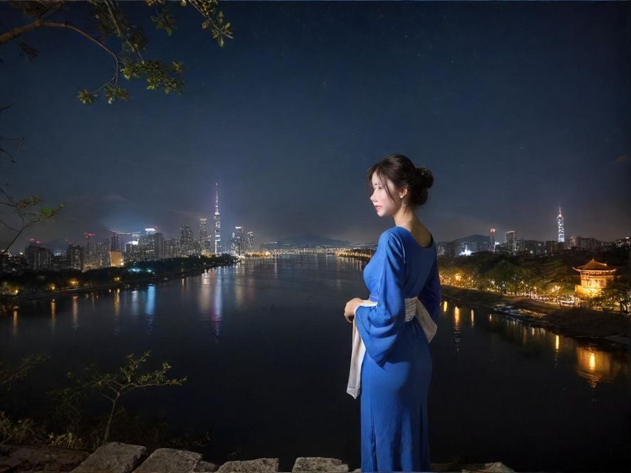 广州足浴会所夜景外观