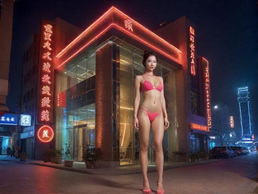 佛山夜场桑拿会所夜景外观