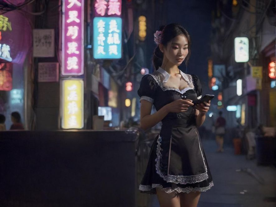 手持手机查看夜无忧论坛官网获取信息