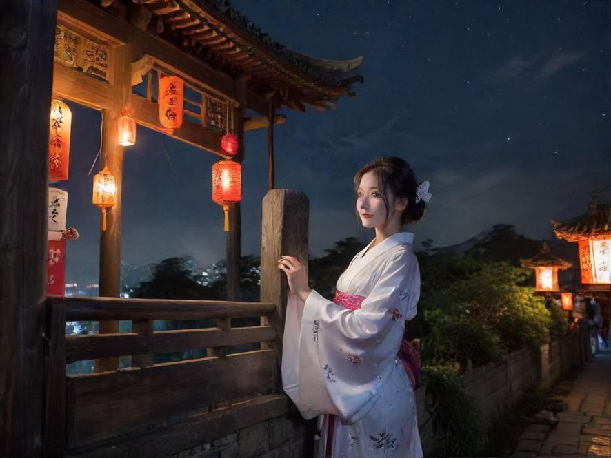 广东都市夜生活景象