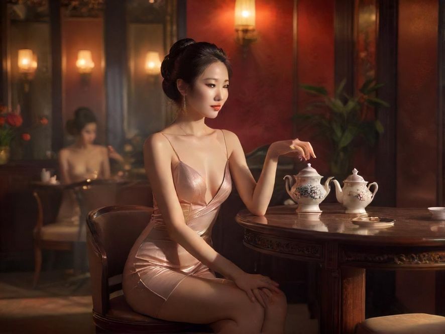 广州品茶会所内景