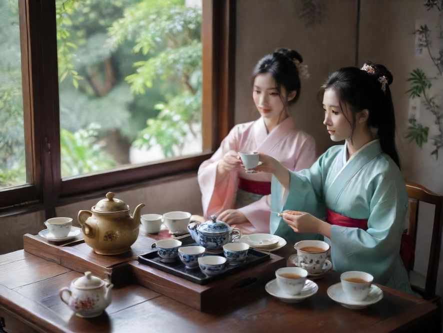 高端品茶会所内部环境展示