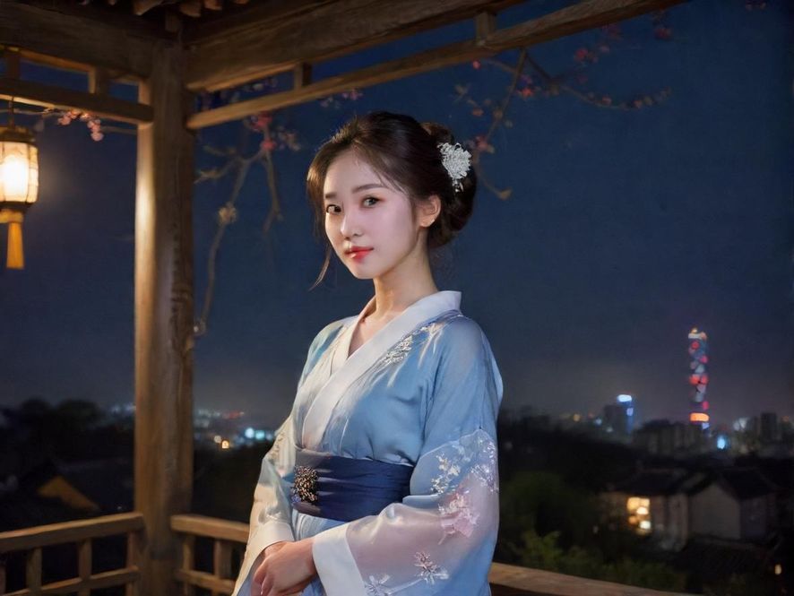 广州夜场会所夜景外观展示