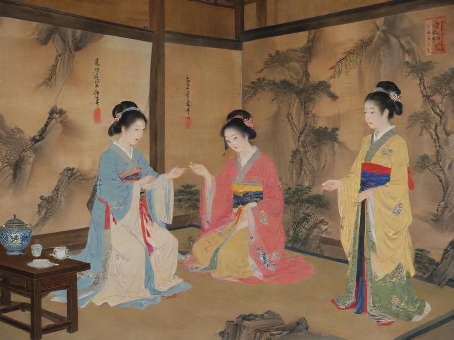 深圳南山茶艺表演现场