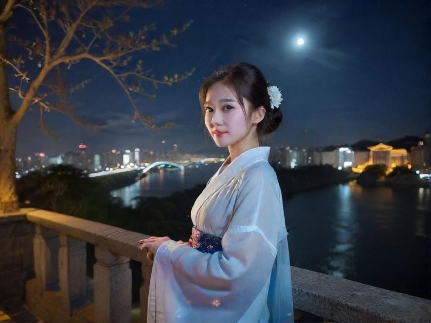 深圳夜场会所霓虹夜景外观