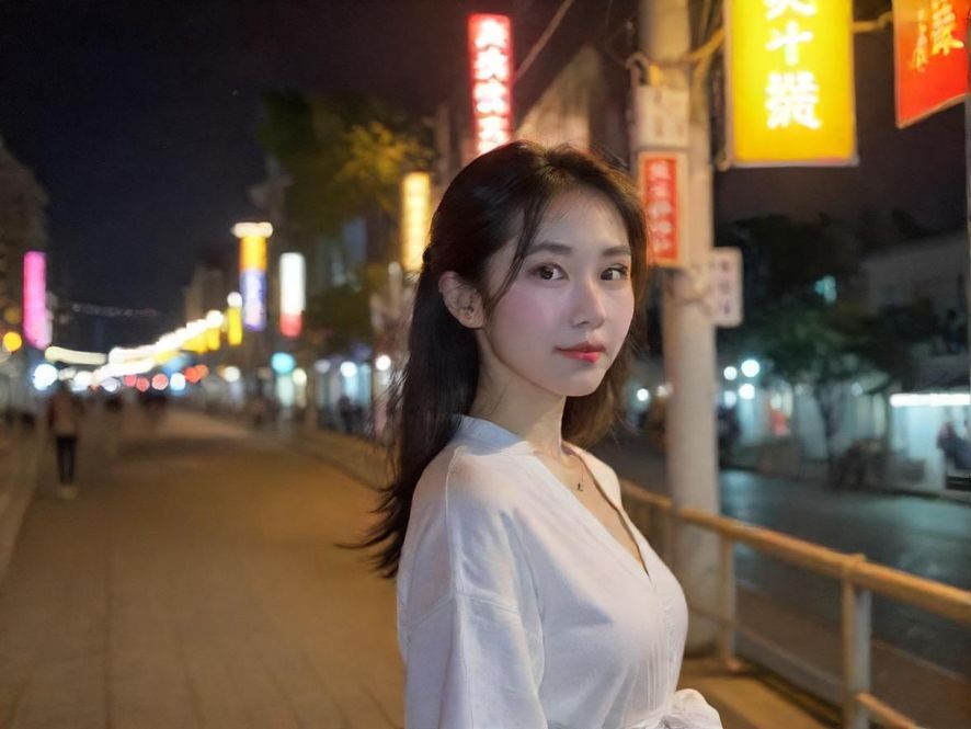 城市夜场会所夜景