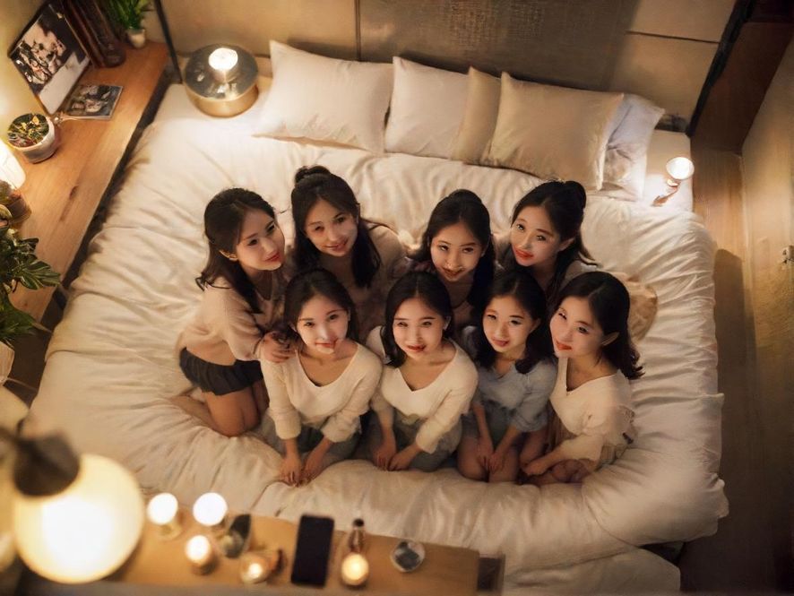 广州中圈自带工作室温馨聚会场景