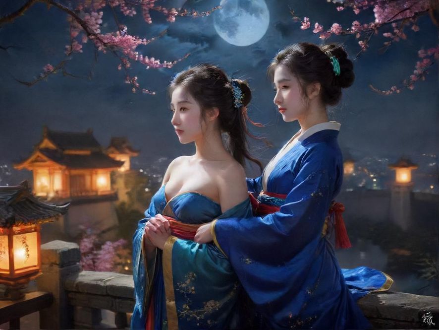 广州天河的璀璨夜景