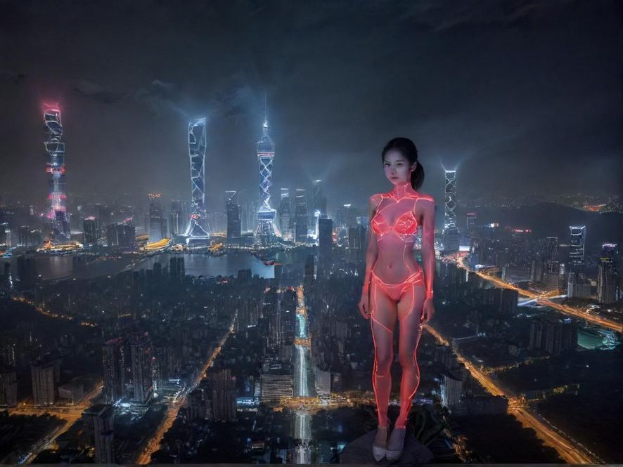 深圳璀璨的夜景，预示着精彩的夜生活