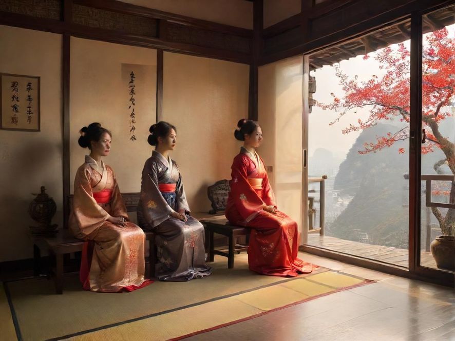 一间布置豪华、灯光柔和的桑拿房或休息室